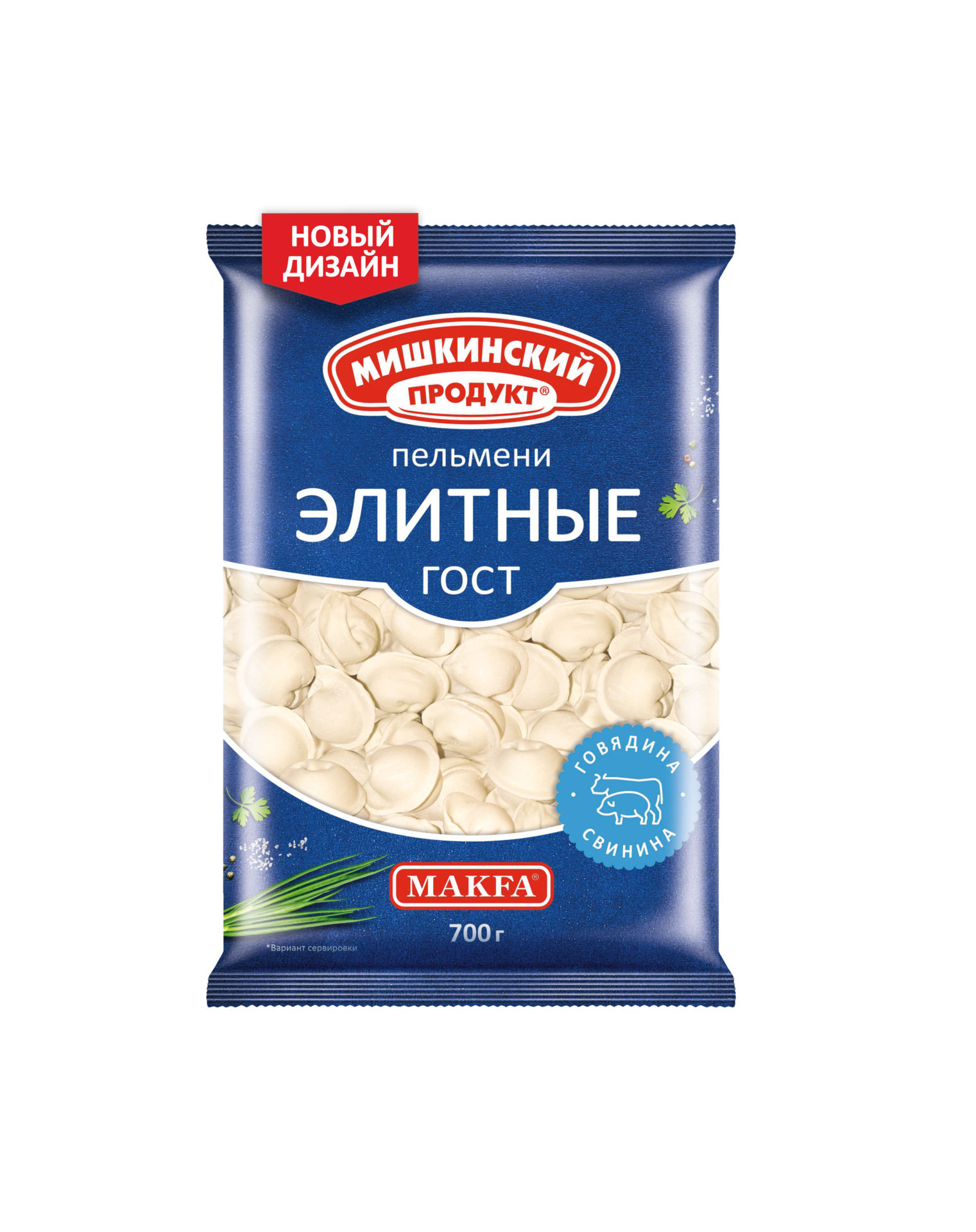 Пельмени Элитные, 800 г - Мишкинский продукт